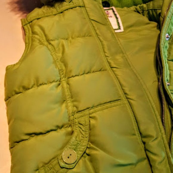 Vintage/LIKE NEW! LTD TOO Vest w/Furtrim Hood, 18G - Picture 3 of 14